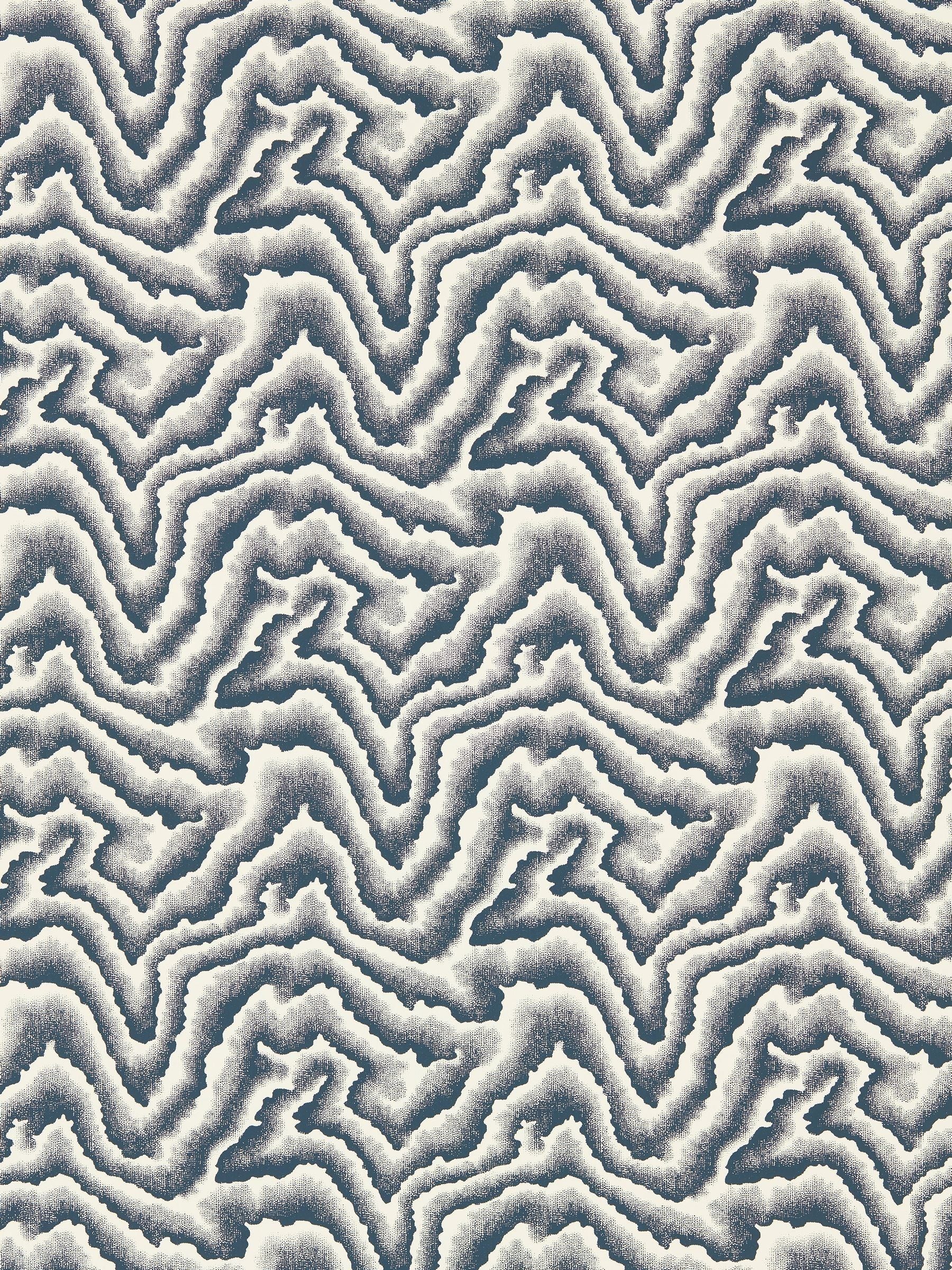 Harlequin Blue Malachite Reflect Wallpaper Sample A4