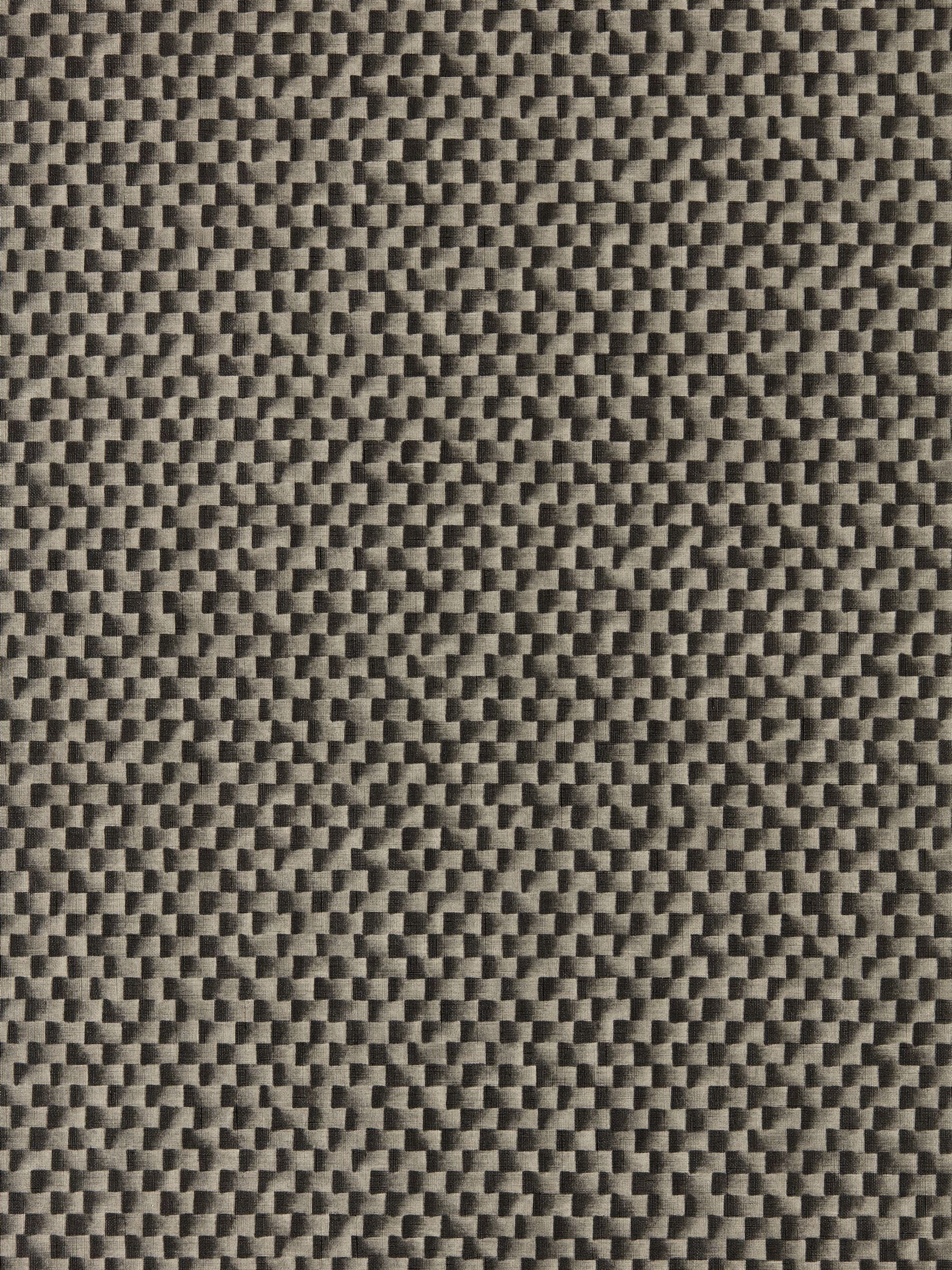 Harlequin Black Skiva wallpaper sample A4, imported from the UK