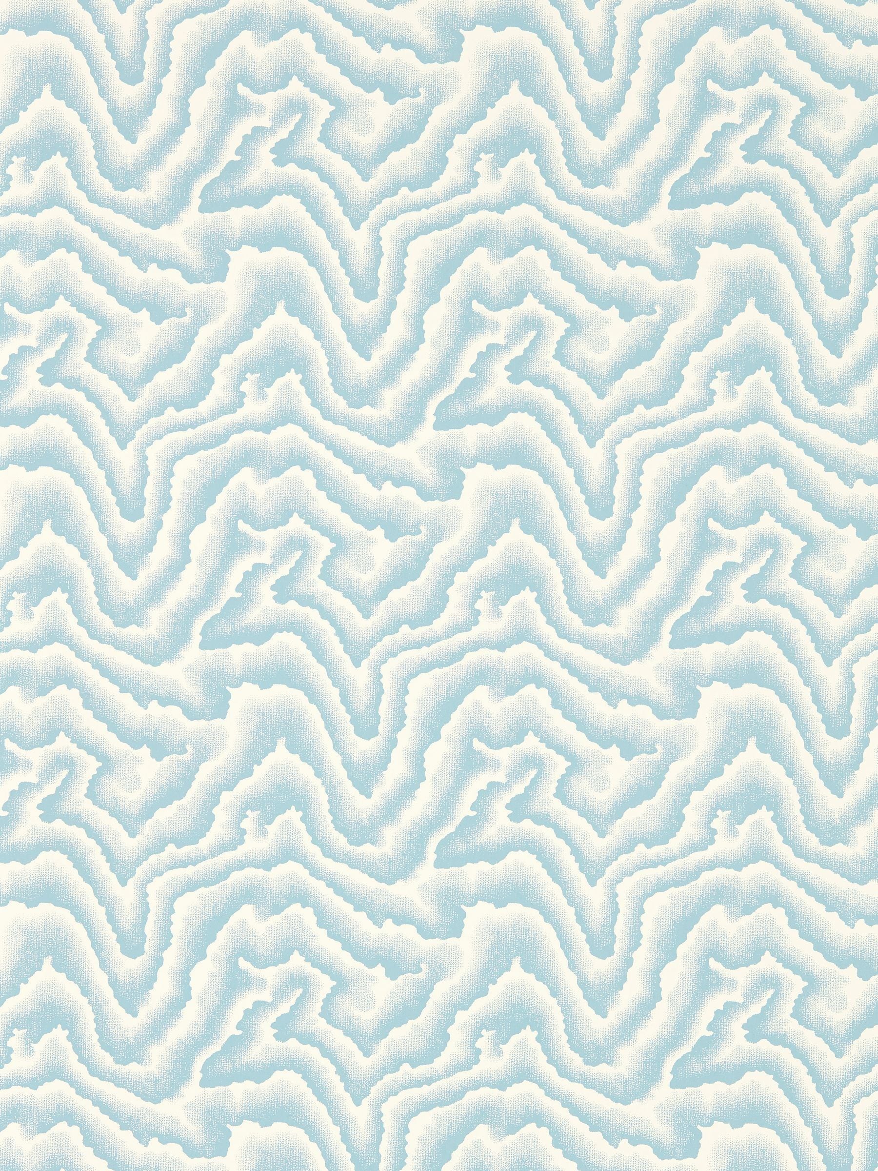 Harlequin wallpaper sample Blue Malachite Reflect A4, UK version
