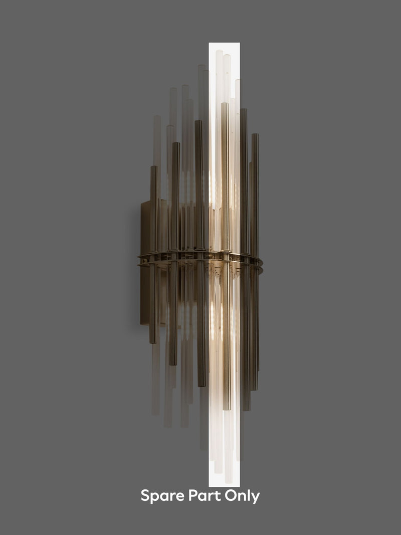 Arundel wall light spare glass rods pack of 6, UK version