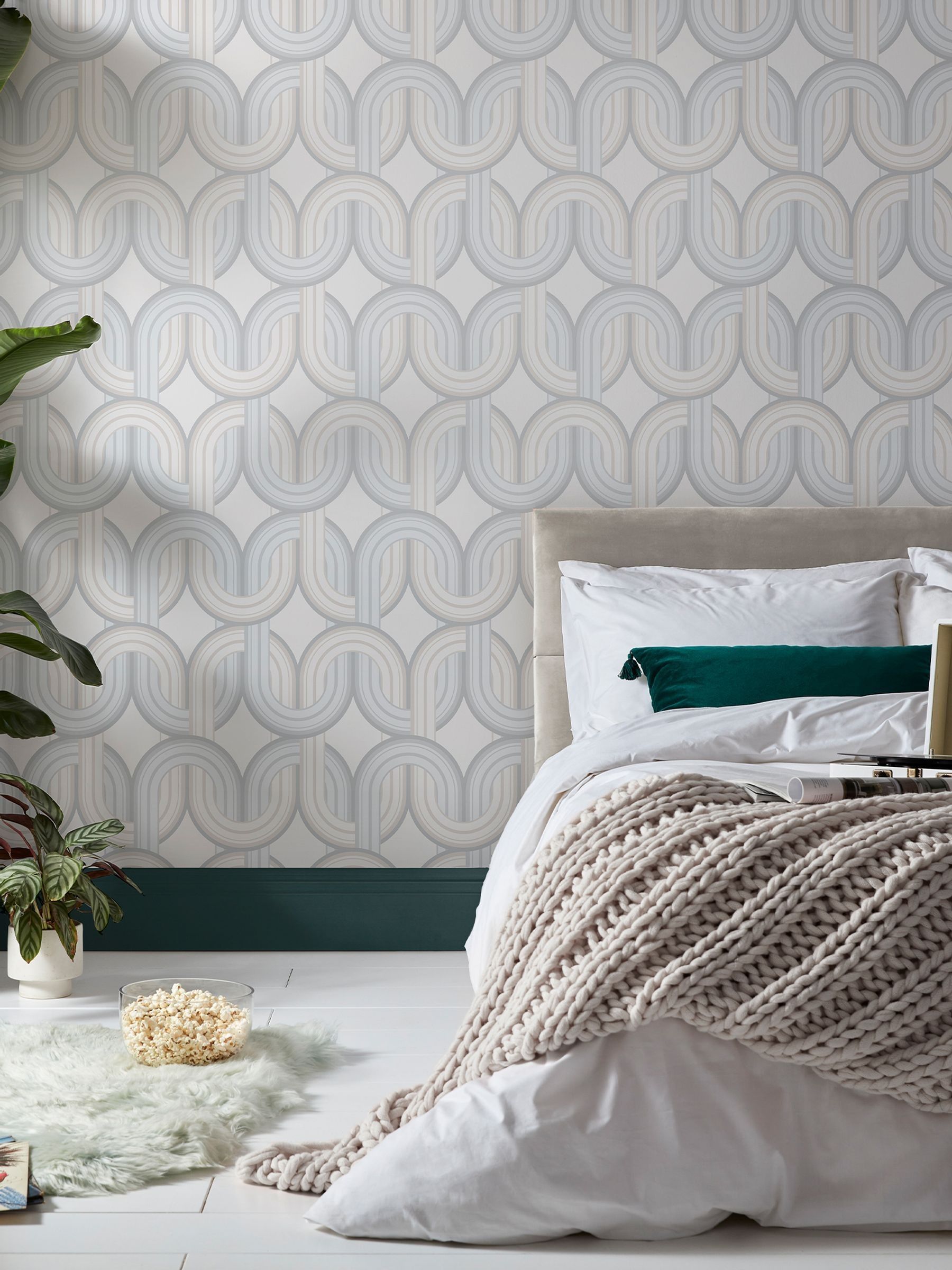 Graham & Brown In the Loop Hazy wallpaper sample A4 - British product