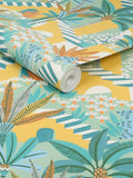 Graham & Brown Citron Envy Vacay wallpaper sample, UK version