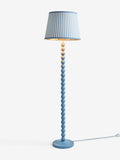 Millie blue stripe bobbin floor lamp 152.5cm, UK version