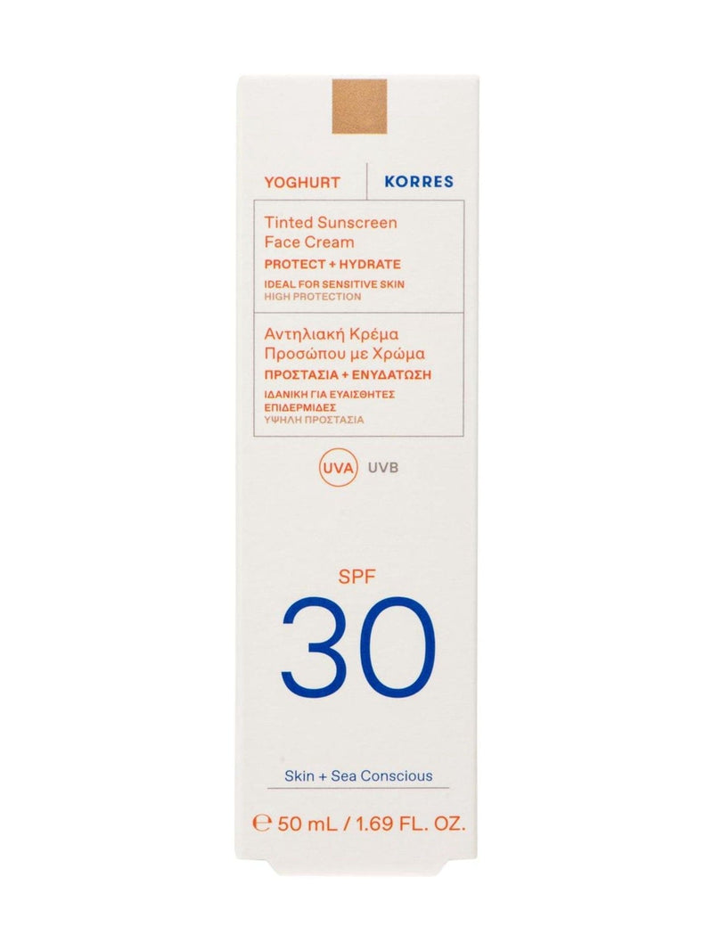 Korres Yoghurt Tinted Sunscreen SPF30 50ml, UK version