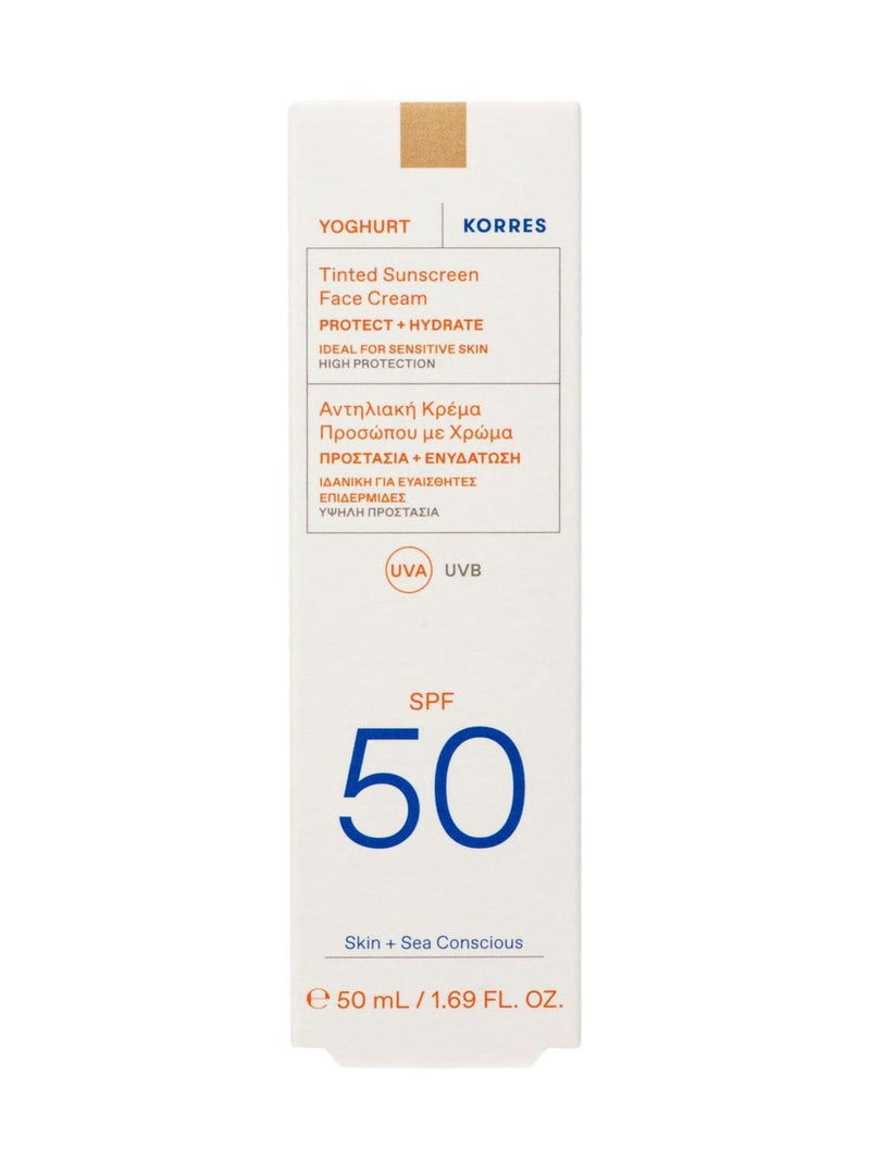 Korres Yoghurt Tinted Sunscreen SPF50 50ml, UK version
