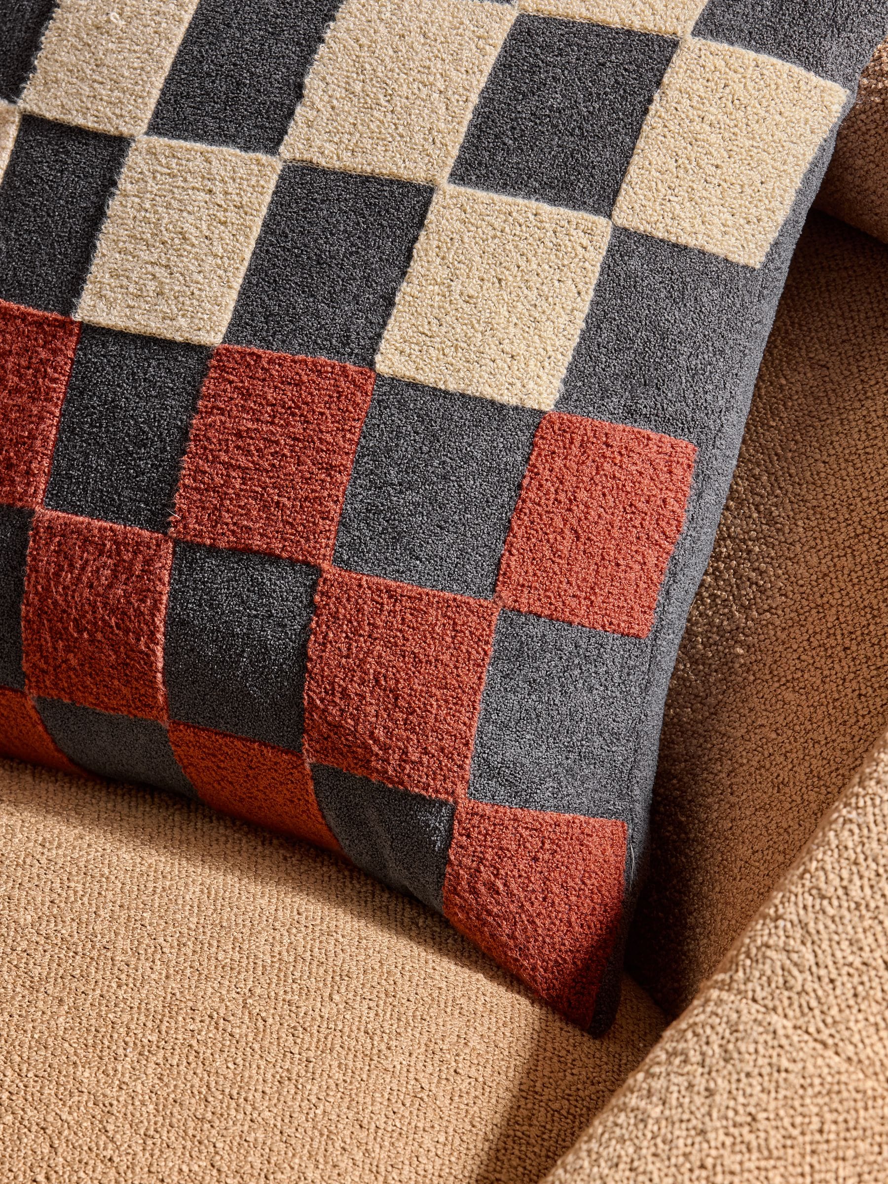 MADE.COM Tilo Checkerboard Cushion 50x50cm (British brand)