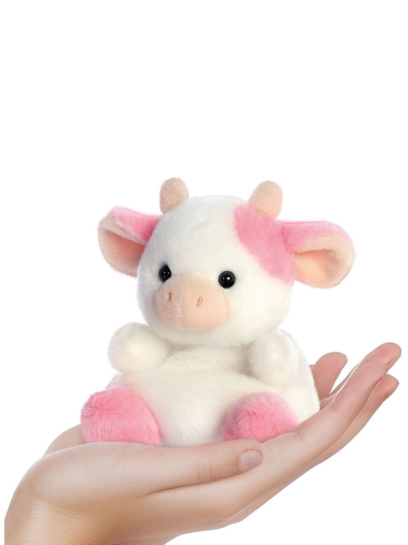 Aurora World Palm Pals Belle Strawberry Cow plush toy 13cm, UK version