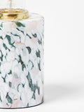 Oliver Bonas green glass confetti lamp base 11cm - British product