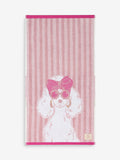 Pink Poodle Towel 100% cotton, UK version