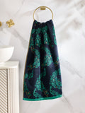 Blue Peacock hand and bath towel 100% cotton, UK version
