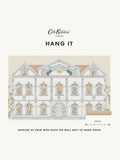 Cath Kidston cream doll house mural sample A4, UK version