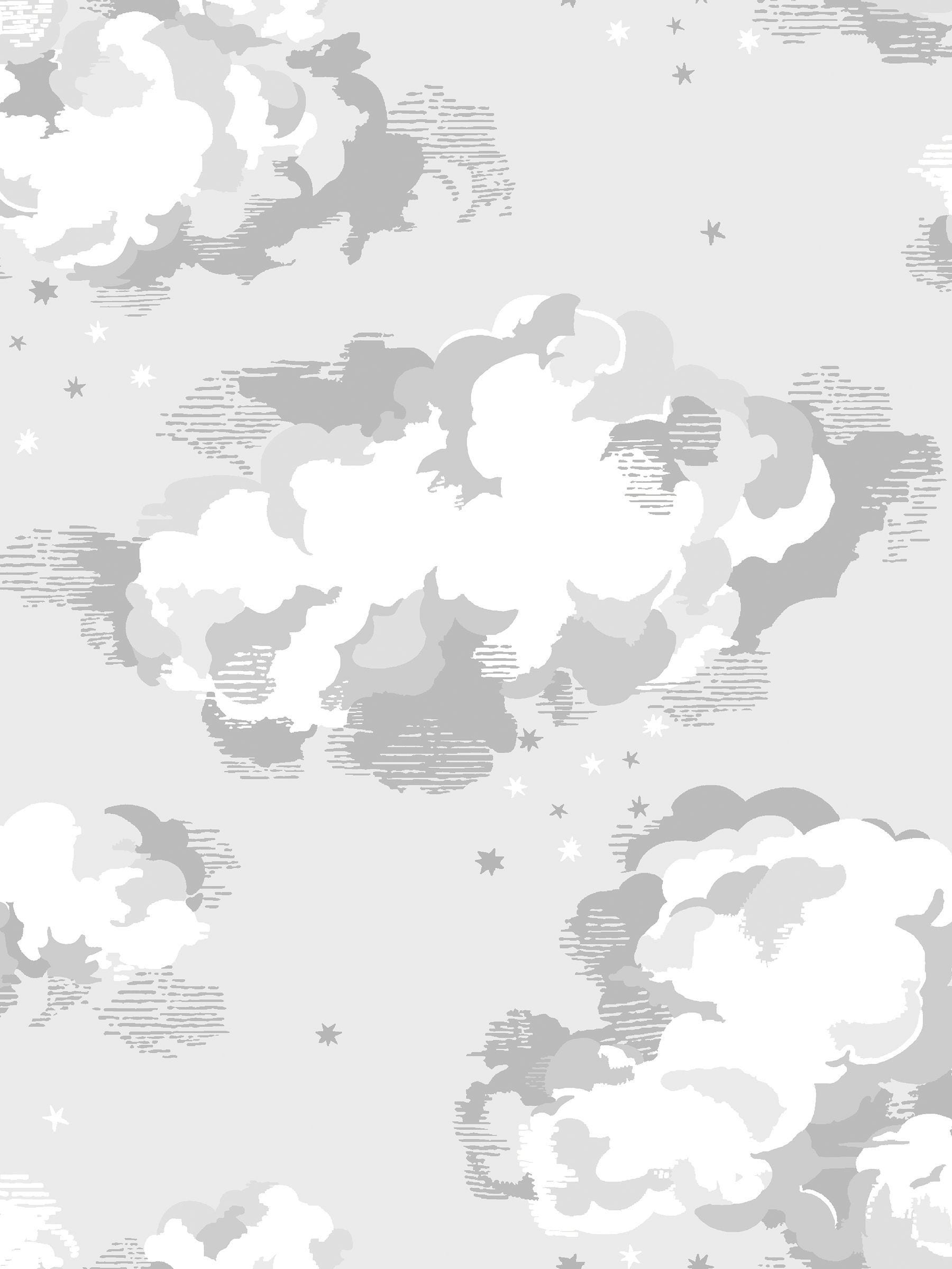 Cath Kidston Silver Linings wallpaper sample A4 (British brand)