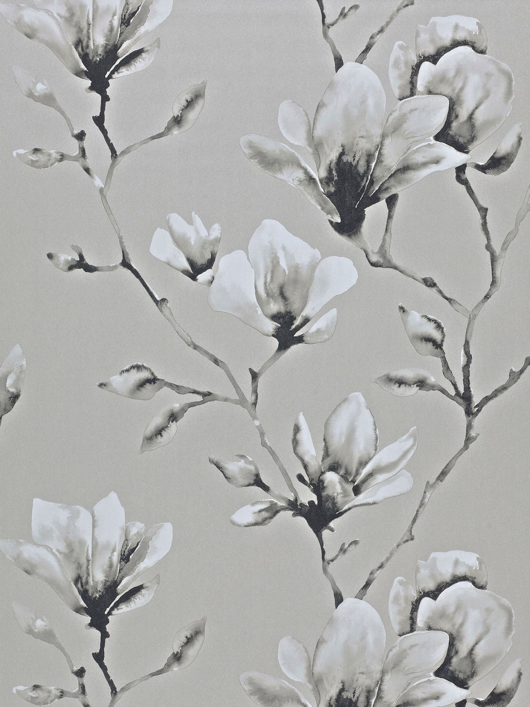 Harlequin Silver Lotus Idyllic A4 Wallpaper Sample