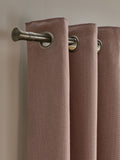 Blush Pink Soft Weave Linen Blend Blackout/Thermal Eyelet Curtains