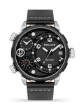 Police Ray black leather strap watch 51mm, imported from the UK
