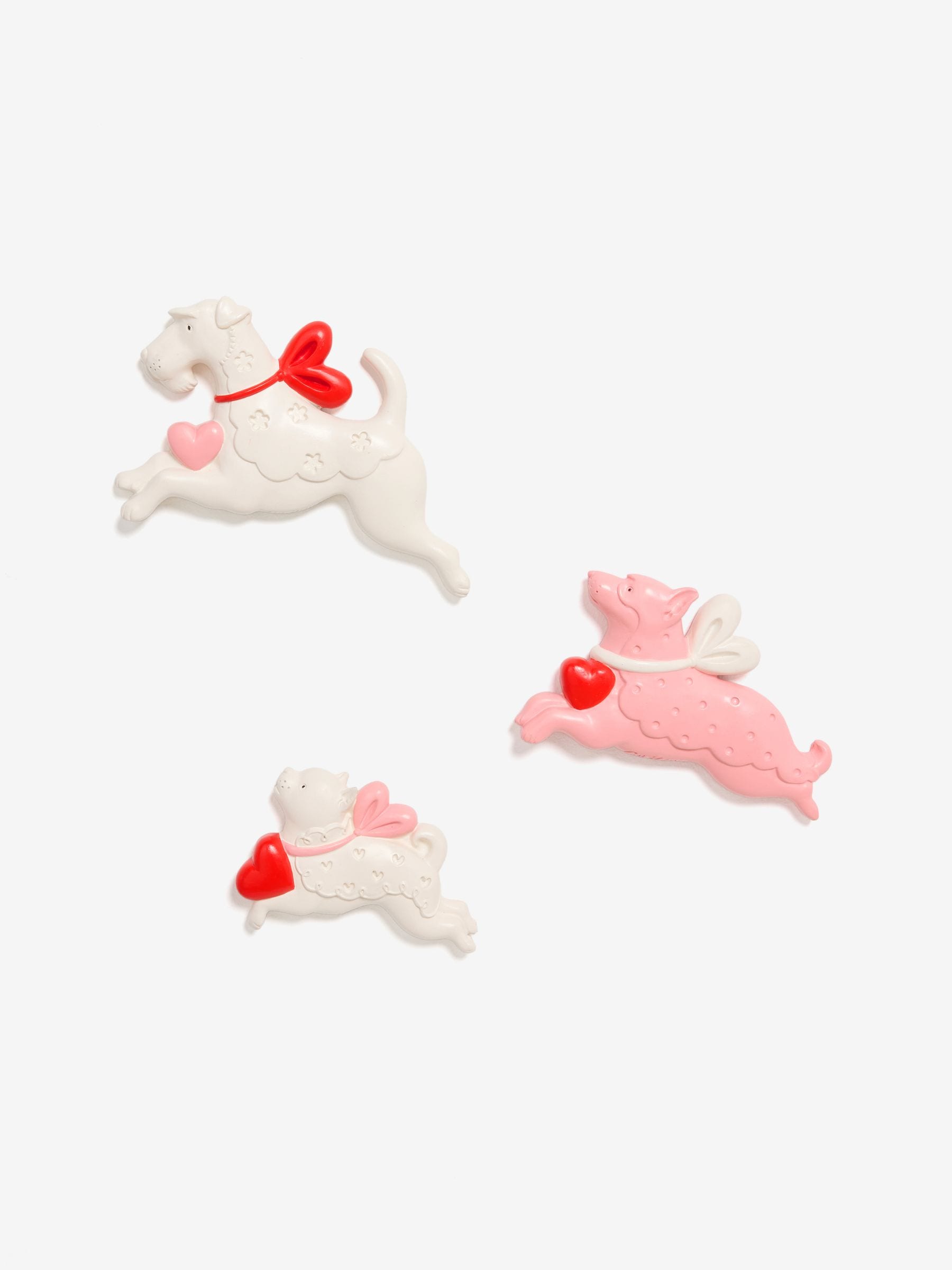 Cath Kidston pink dogs wall plaques set of 3 (British brand)