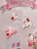 Cath Kidston pink dogs wall plaques set of 3 (British brand)