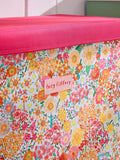 Lucy Tiffney pink campion laundry basket (British brand)