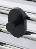 Set of 2 black magnetic hooks for radiators - British product