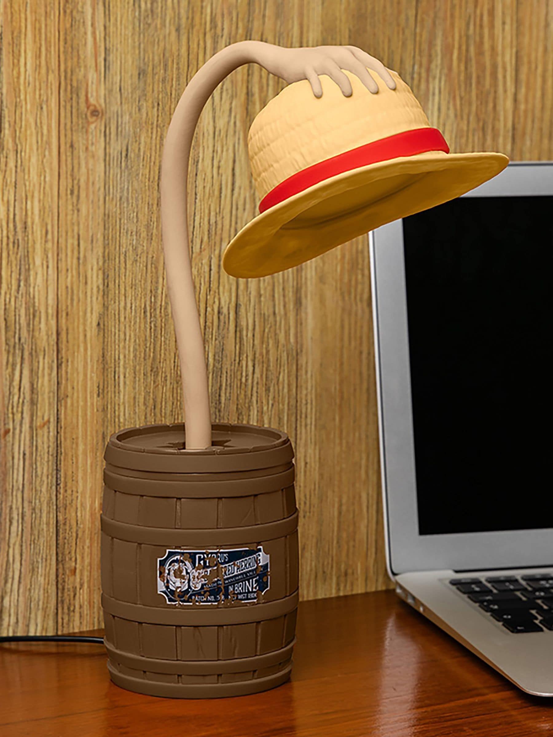 Paladone Luffy and barrel posable desk light, UK version