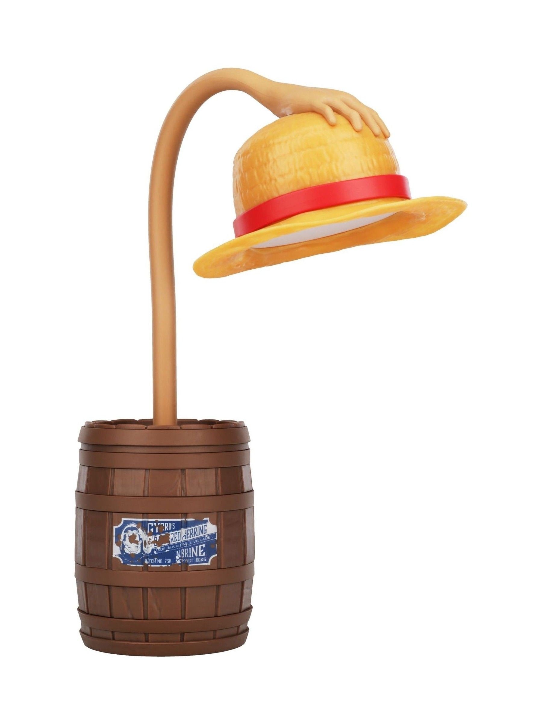 Paladone Luffy and barrel posable desk light, UK version