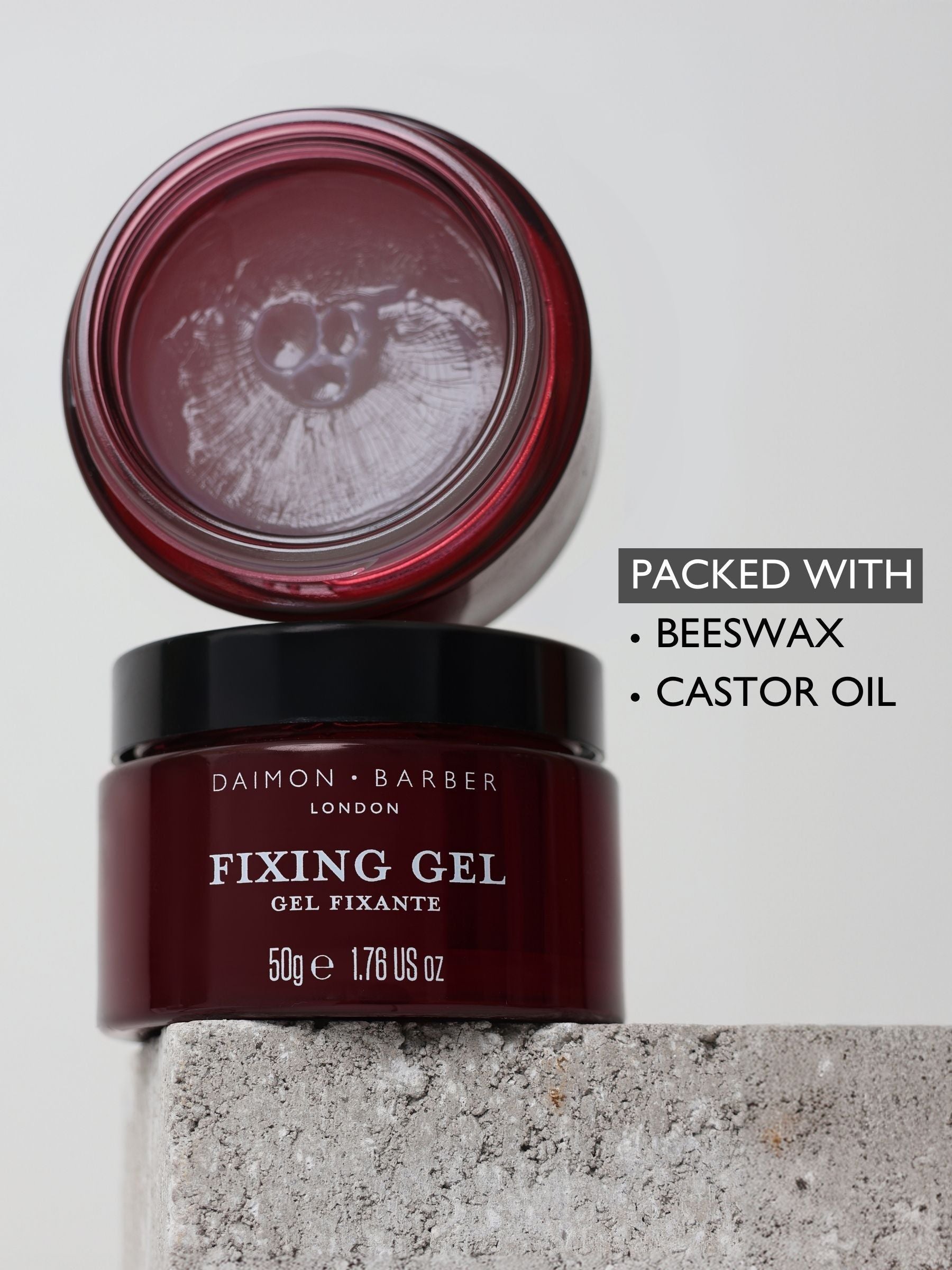 Lightweight Water-Based Hair Fixing Gel with Strong Hold, 50g