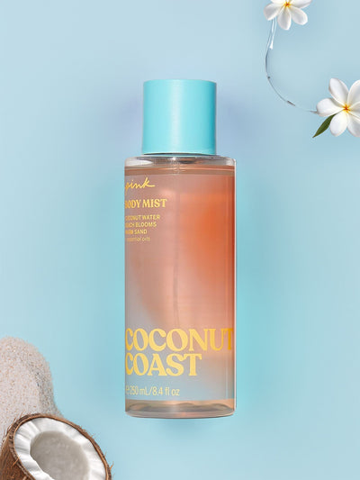 Coconut Coast Body Mist med essensielle oljer 8,4 fl oz