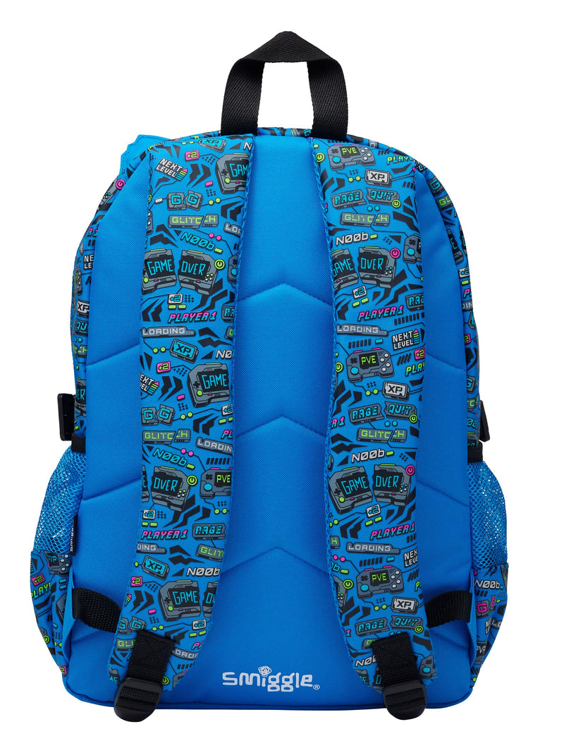 Smiggle Blue Eclipse Classic Attach Backpack, UK version