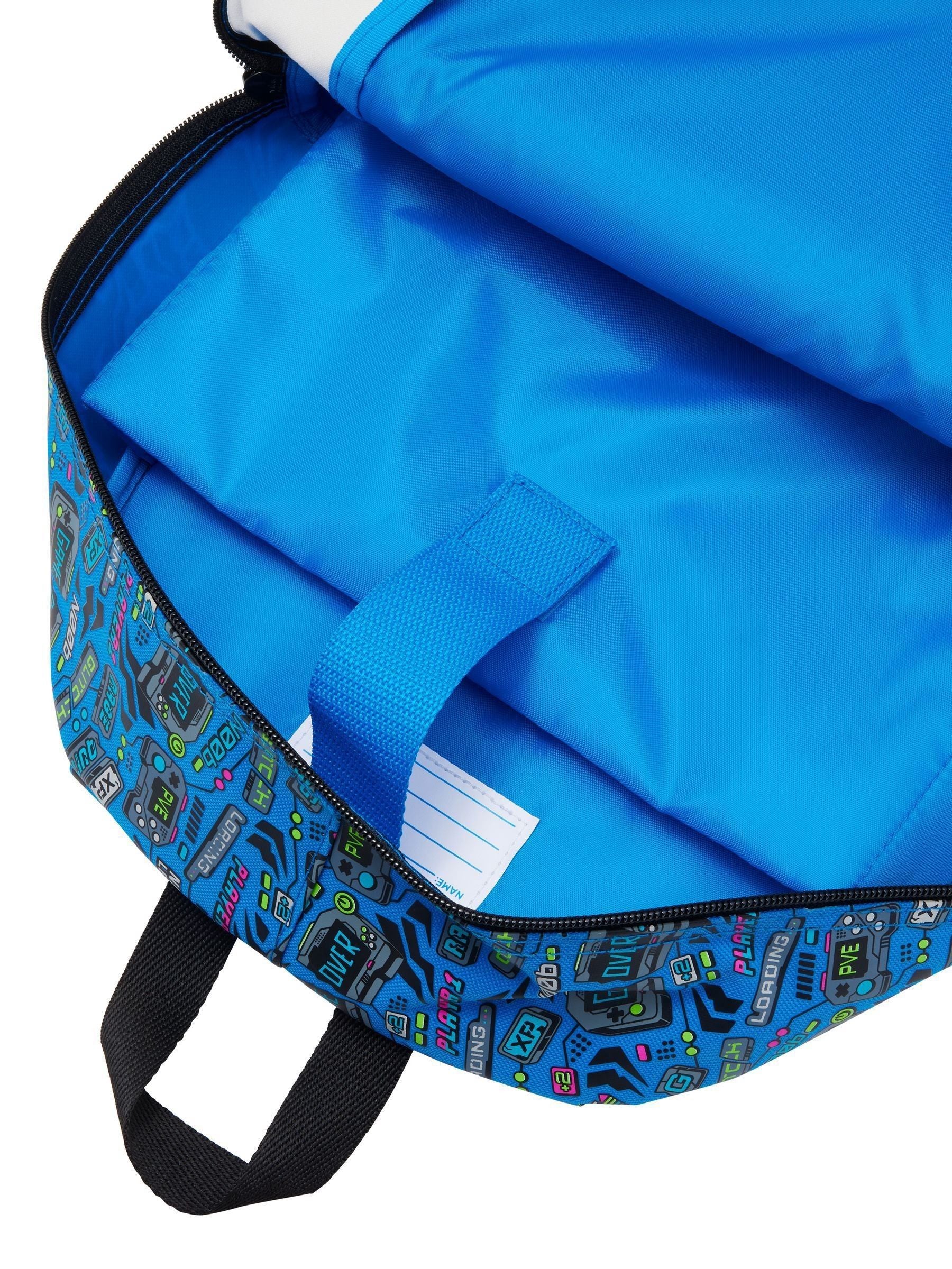 Smiggle Blue Eclipse Classic Attach Backpack, UK version