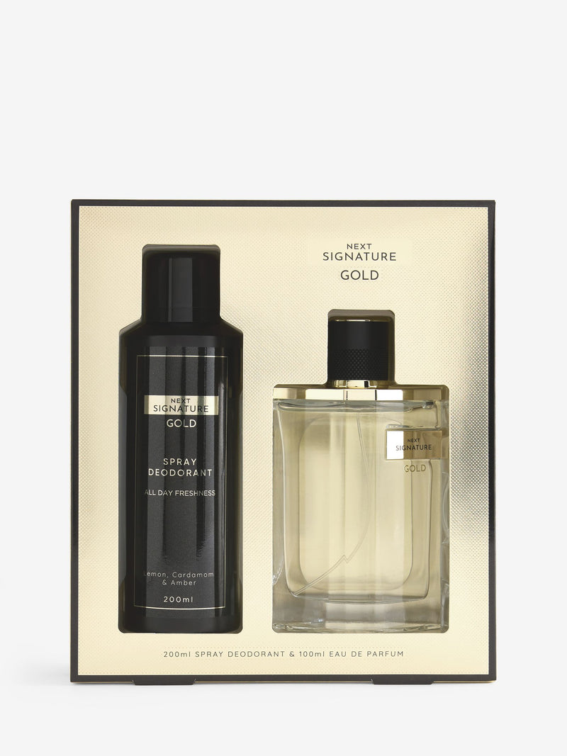 Signature Gold Eau De Parfum 100ml & Deodorant Gift Set