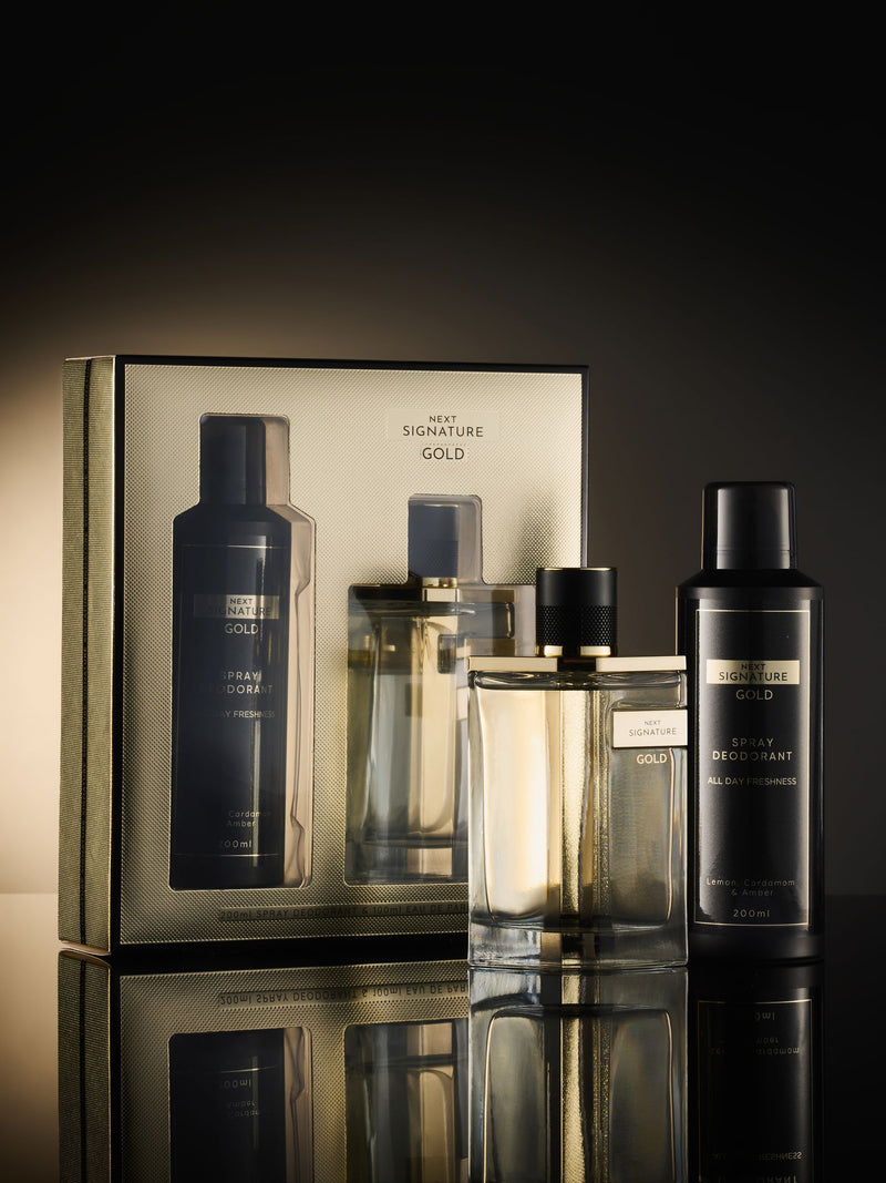 Signature Gold Eau De Parfum 100ml & Deodorant Gift Set