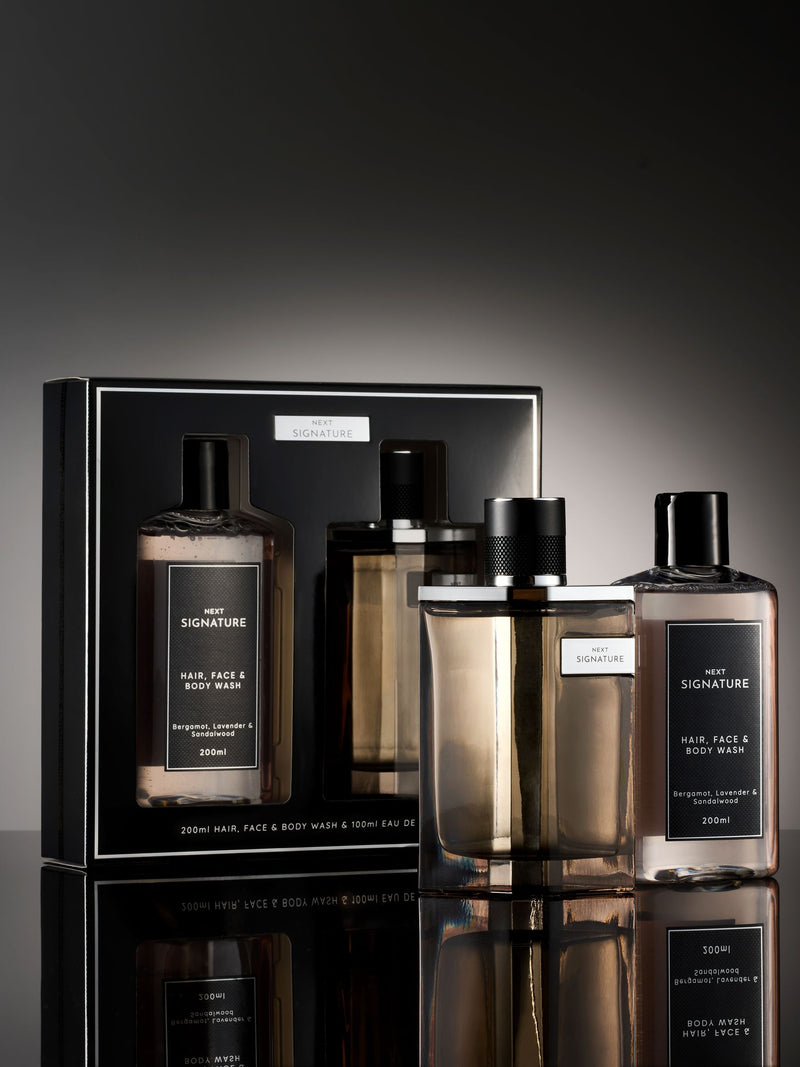 Signature perfume gift set with shower gel 100ml 200ml - British product