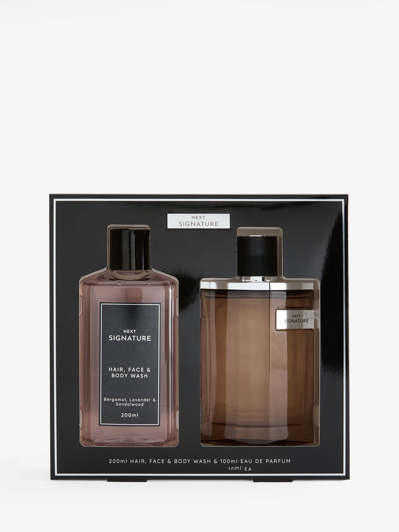 Signature perfume gift set with shower gel 100ml 200ml - British product