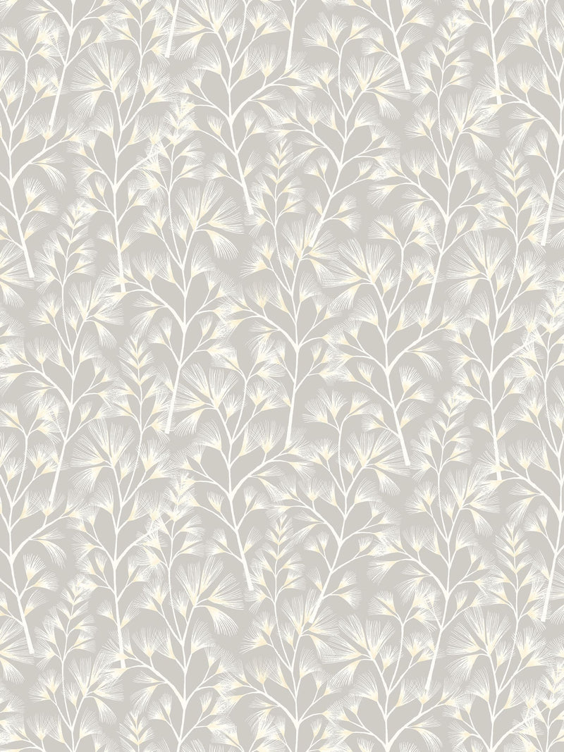 Ohpopsi Grey Arabella non-woven wallpaper 10m - British product