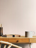 Hoopla Walls Rose Tiny Stripe wallpaper 10m (British brand)