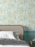 Hoopla Walls Seafoam Rosehip Trial 10M Wallpaper