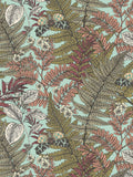 Hoopla Walls Rosehip Wild Ferns wallpaper 10m, imported from the UK