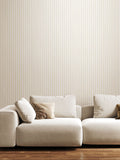 Hoopla Walls Linen Chalk Stripe wallpaper 10m - British product