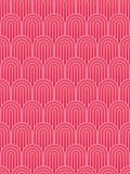 Hoopla Walls Bright Pink Retro Arch wallpaper 10m, imported from the UK