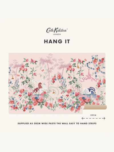 Next Cath Kidston Pink Colourful Life Mural Wallpaper 4 x 2.5m- Buy online at McGrocer