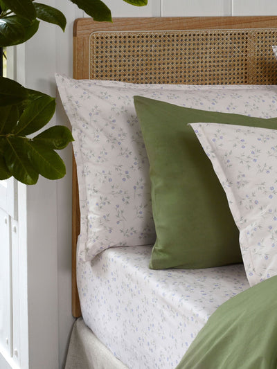 Next Piglet in Bed Spring Sprig Cotton Fitted Sheet- Buy online at McGrocer