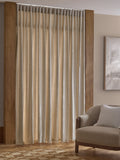 Natural N. linen light filtering curtains, imported from the UK