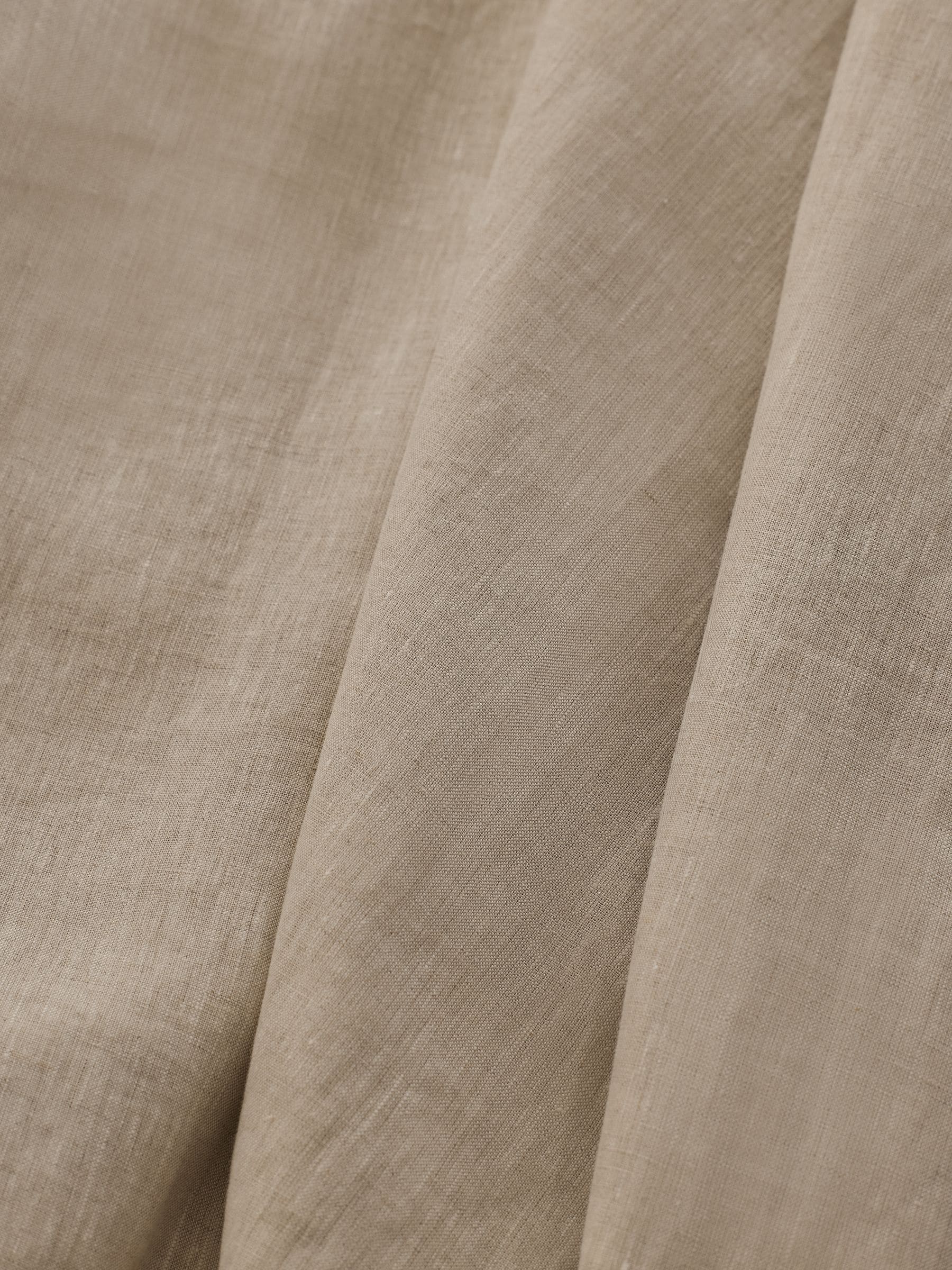 Natural N. linen light filtering curtains, imported from the UK