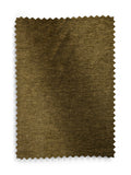 Olive green chenille pencil pleat curtains - British product