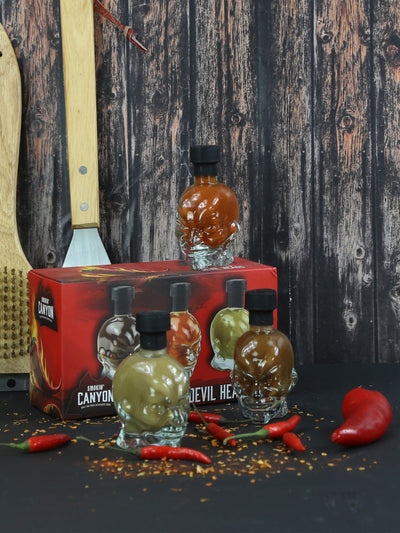 Kimm & Miller Devil Head Chilisaucen-Trio