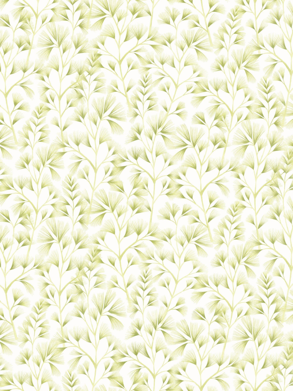 Ohpopsi Green Cream Arabella wallpaper sample A4, UK version