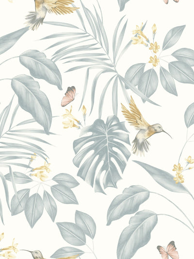 Next Ohpopsi Wedgewood Hummingbird A4 Wallpaper Sample- Buy online at McGrocer