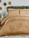 Ginger Gingebread Christmas duvet cover and pillowcase set, UK version