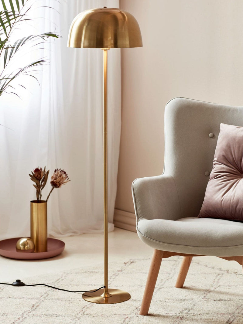 Nordlux Brass Cera floor lamp 148cm (British brand)