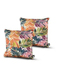 Extreme Lounging white outdoor tropical palm print cushions 43x43cm (British brand)